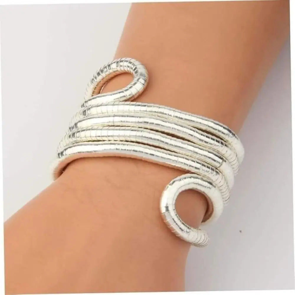 New Alloy Bendable Snake Necklace Gold Color Twistable Flexible Choker Jewelry Accessories Punk Bracelet