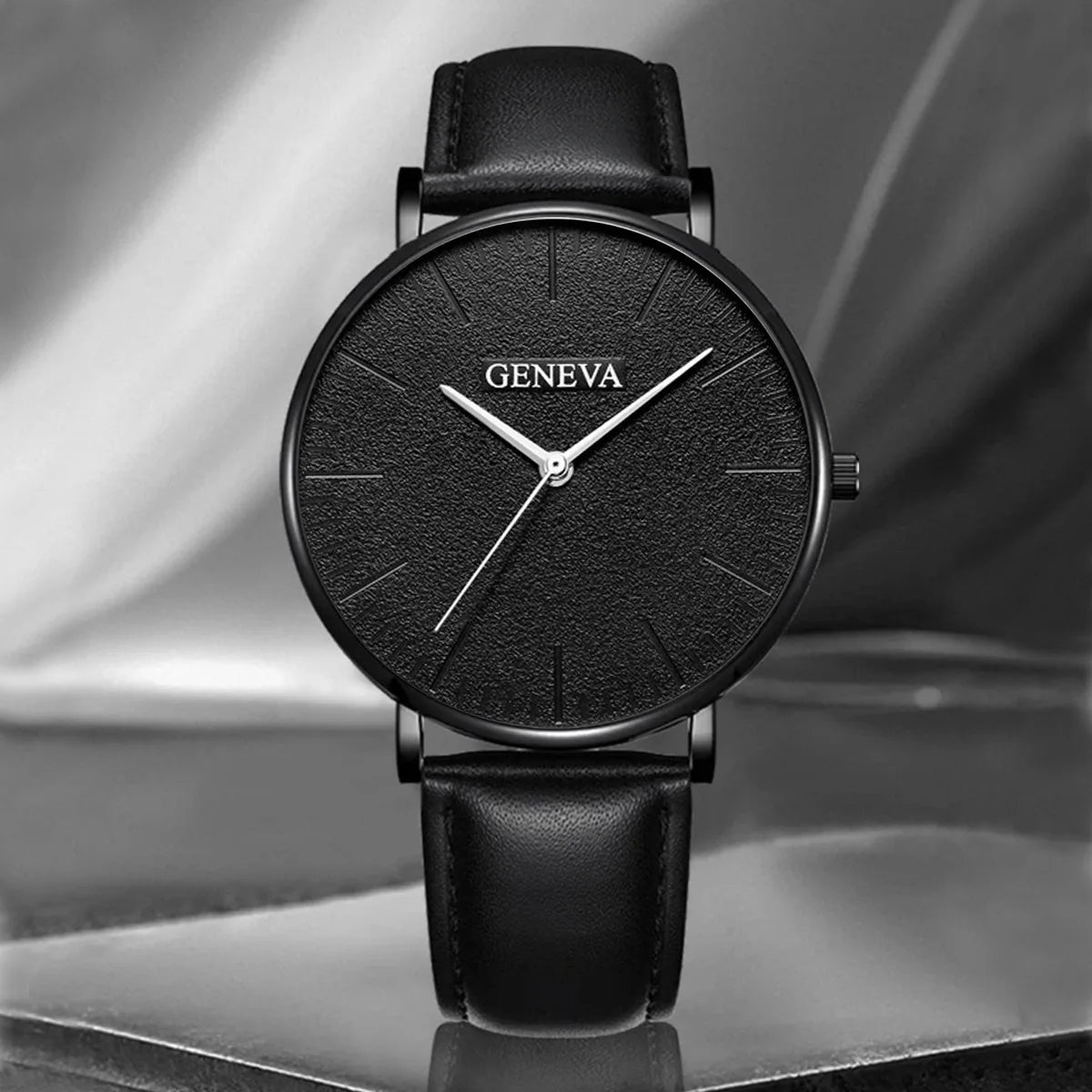 Luxury New Men Watch Bracelet Set Fashion Business Brown Leather Quartz Wrist Watches for Men Gift Set Relogio Masculino NO BOX
