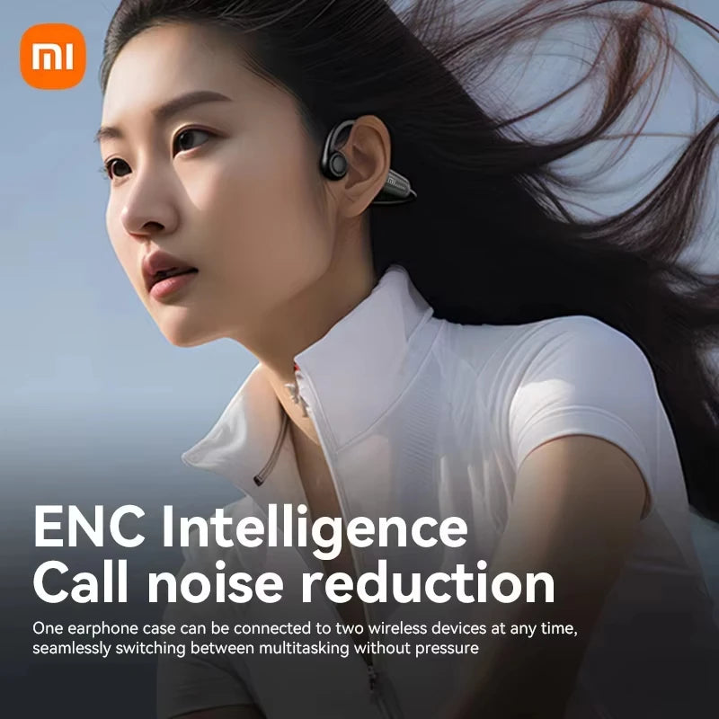 Xiaomi Wireless Earphone Bone Conduction Sport Swimming Bluetooth Compatible Earphones Hand-free With Mic For Sports X7 Earbuds