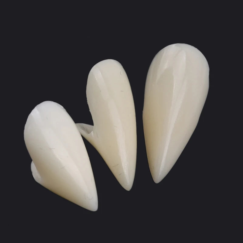 1Pair Cosplay Vampire Teeth Dentures Halloween Party Props Fangs Vampire Fangs Dentures Dress Up Accessories