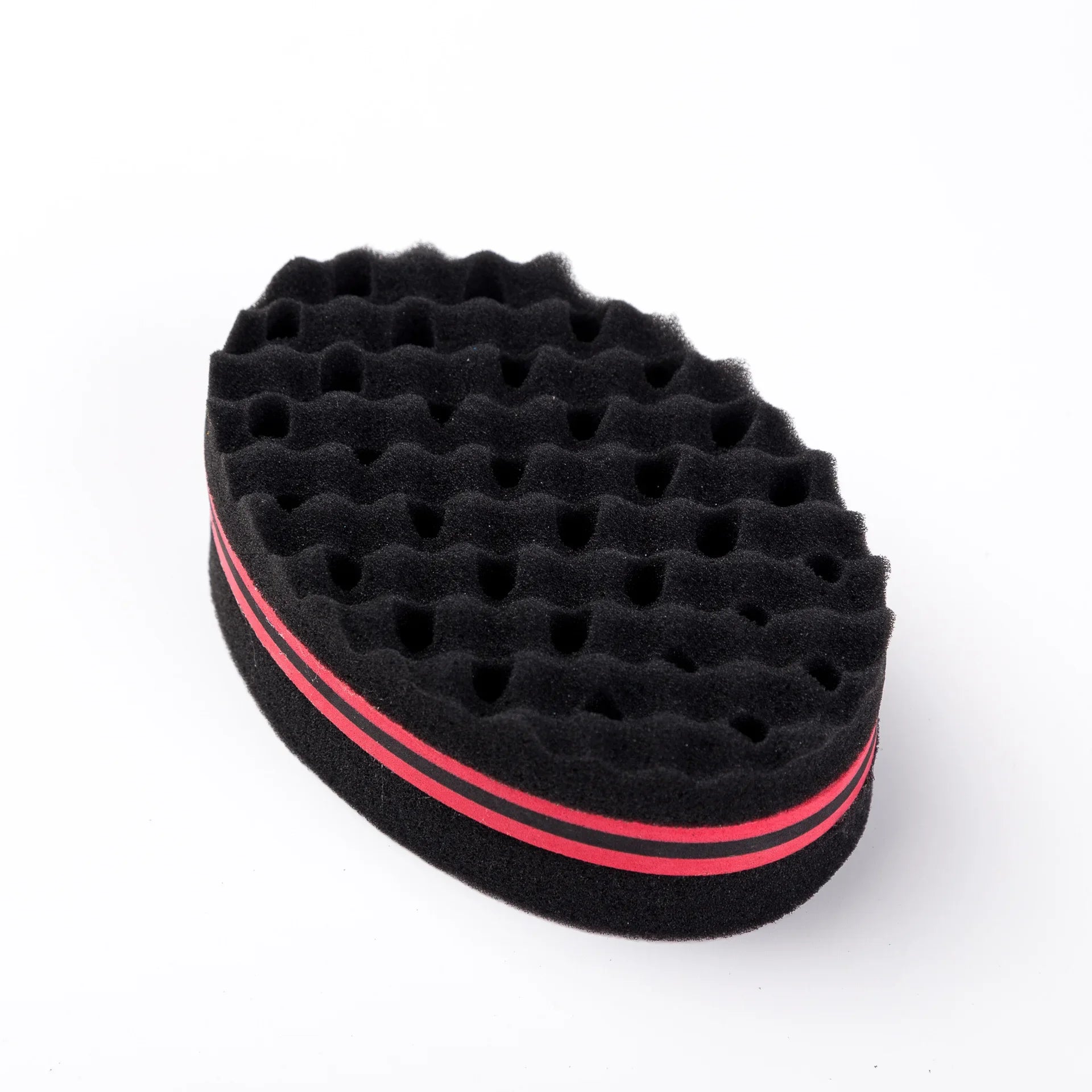 Oval Double Sides Magic Twist Hair Brush Sponge Brush for Natural Afro Coil Wave Dread Sponge Brushes Hair Braids Braiding