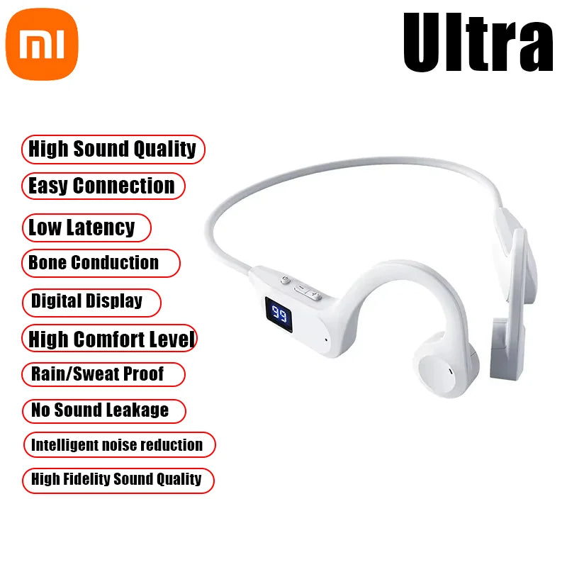 Xiaomi Wireless Earphone Bone Conduction Sport Swimming Bluetooth Compatible Earphones Hand-free With Mic For Sports X7 Earbuds