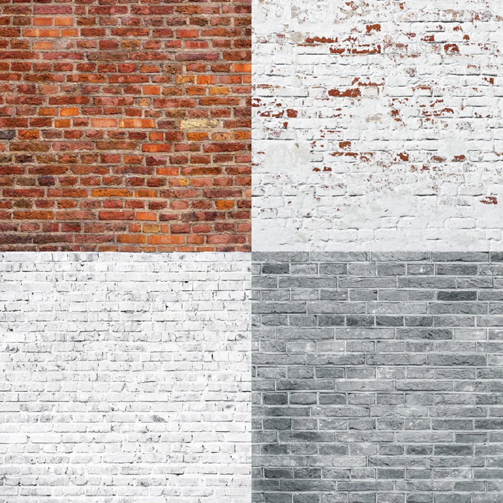 12 Sheets Brick Wall Pattern Scrapbooking Material Hand Account Background Paper DIY Album Scrapbook Papers