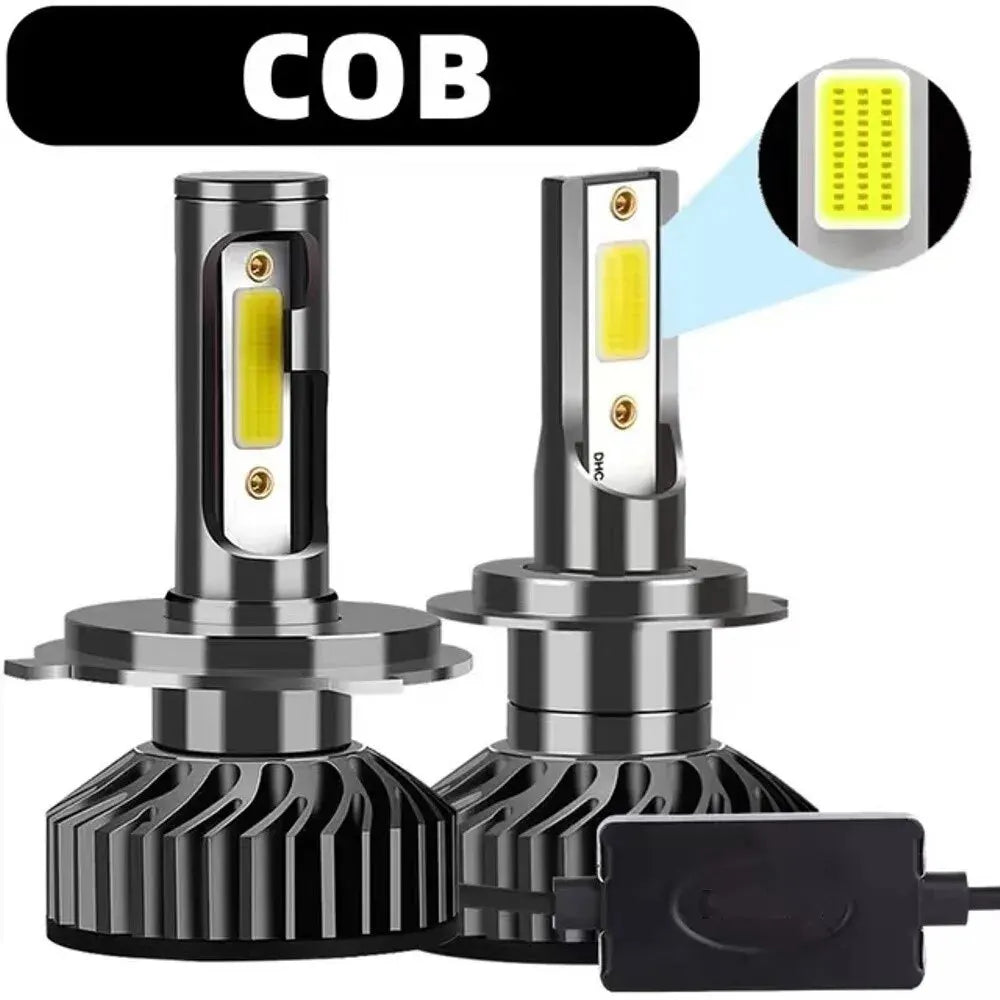 2X H7 LED H4 Car Headlight Bulb 30000LM CSP3570 CSP1860 COB H1 H3 H8 H9 H11 9005 HB3 9006 HB4 9012 Light for Vehicle Auto CANBUS