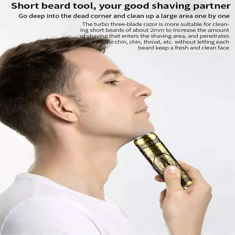 Electric Shaver Beard Men Portable Waterproofshavers Irritation-Free Shave Hair Trimer Home Appliances Travel Shaving Machine