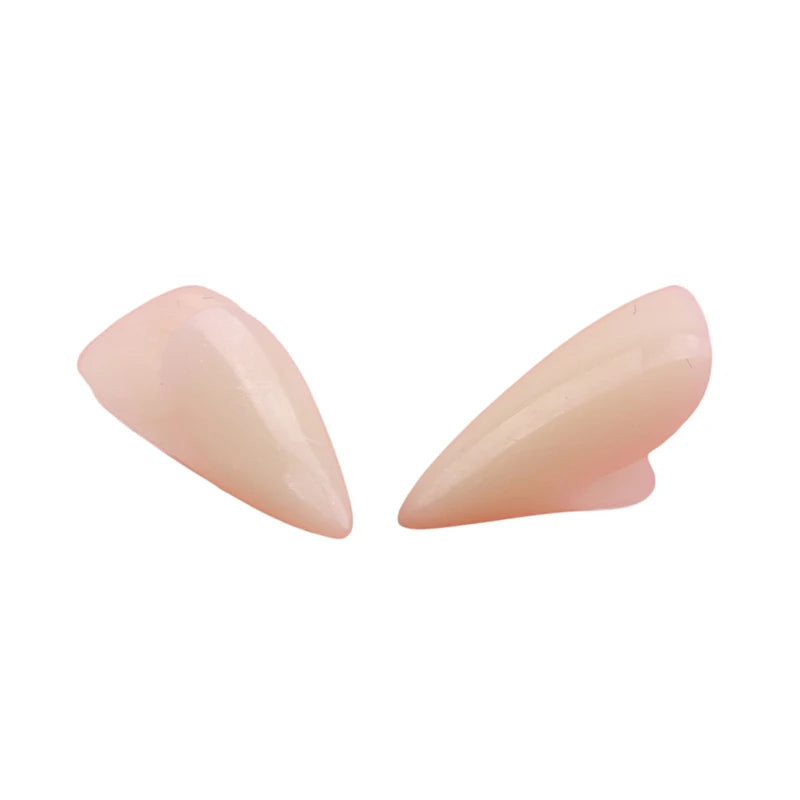 1Pair Cosplay Vampire Teeth Dentures Halloween Party Props Fangs Vampire Fangs Dentures Dress Up Accessories