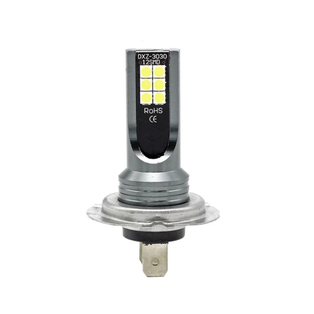 H7 Led Light Bulb Kit Car Fog Light Bulbs 55w Super-Bright 6000k White Led Lights For Vehicles High Power Auto Headlight LED DRL