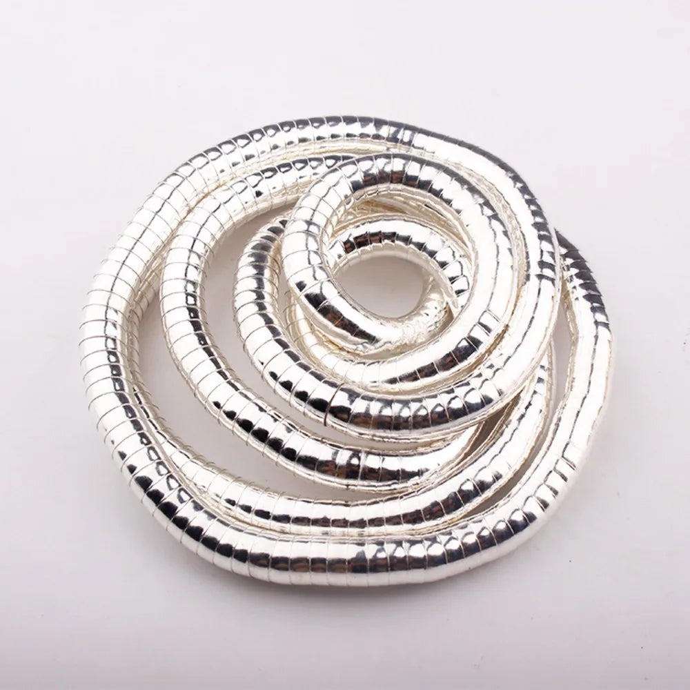 New Alloy Bendable Snake Necklace Gold Color Twistable Flexible Choker Jewelry Accessories Punk Bracelet