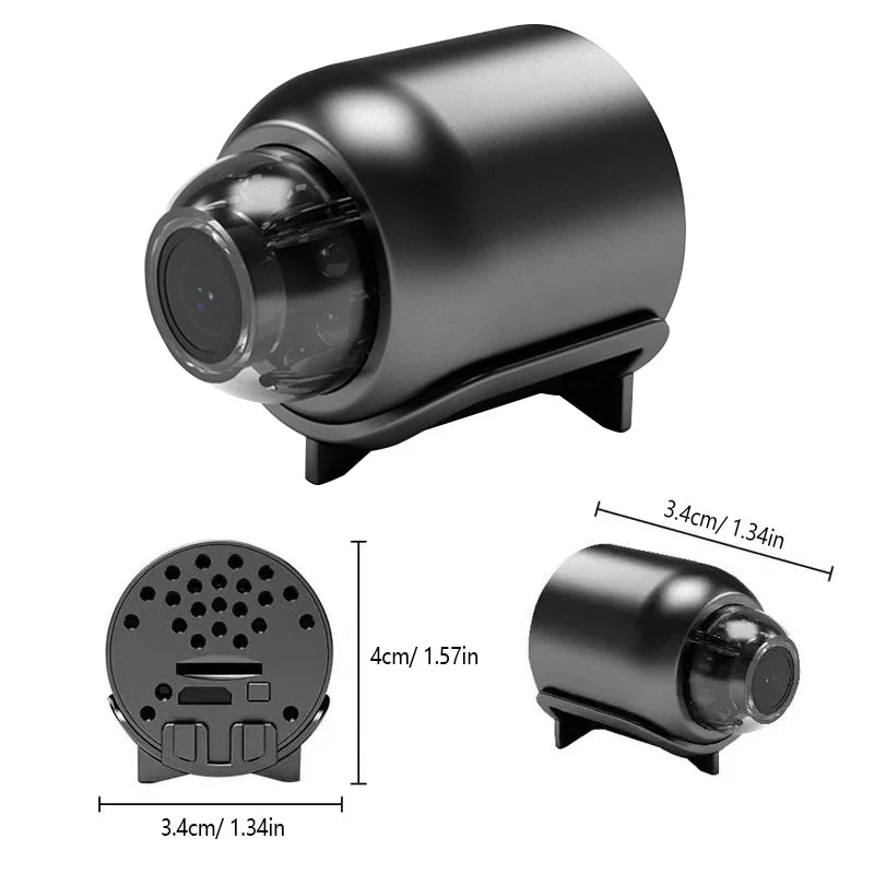 HD 1080P Mini WiFi Camera Indoor Home Security Wide Angle Small Cam Night Vision Motion Surveillance Micro Cameras Baby Monitor