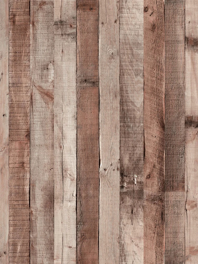 Retro Faux Wood Grain Peel And Stick Wallpaper Self-adhesive Wood Plank Wallpaper Roll Removable Vinyl Wall Covering For Restaur