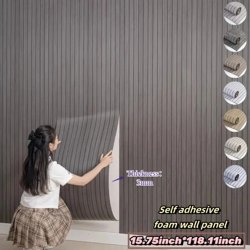 Extra Thick 3D Retro Wood Grain Self-adhesive Wallpaper Perfect for DIY Ceiling and Wall Projects SXP Resin Removable Waterproof
