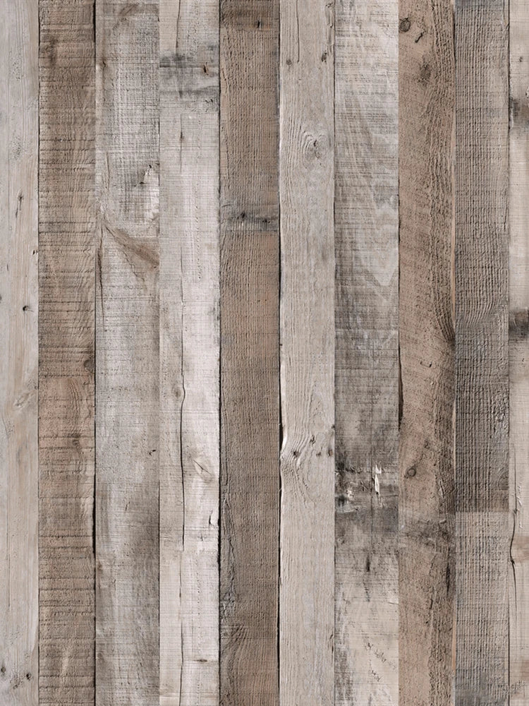 Retro Faux Wood Grain Peel And Stick Wallpaper Self-adhesive Wood Plank Wallpaper Roll Removable Vinyl Wall Covering For Restaur